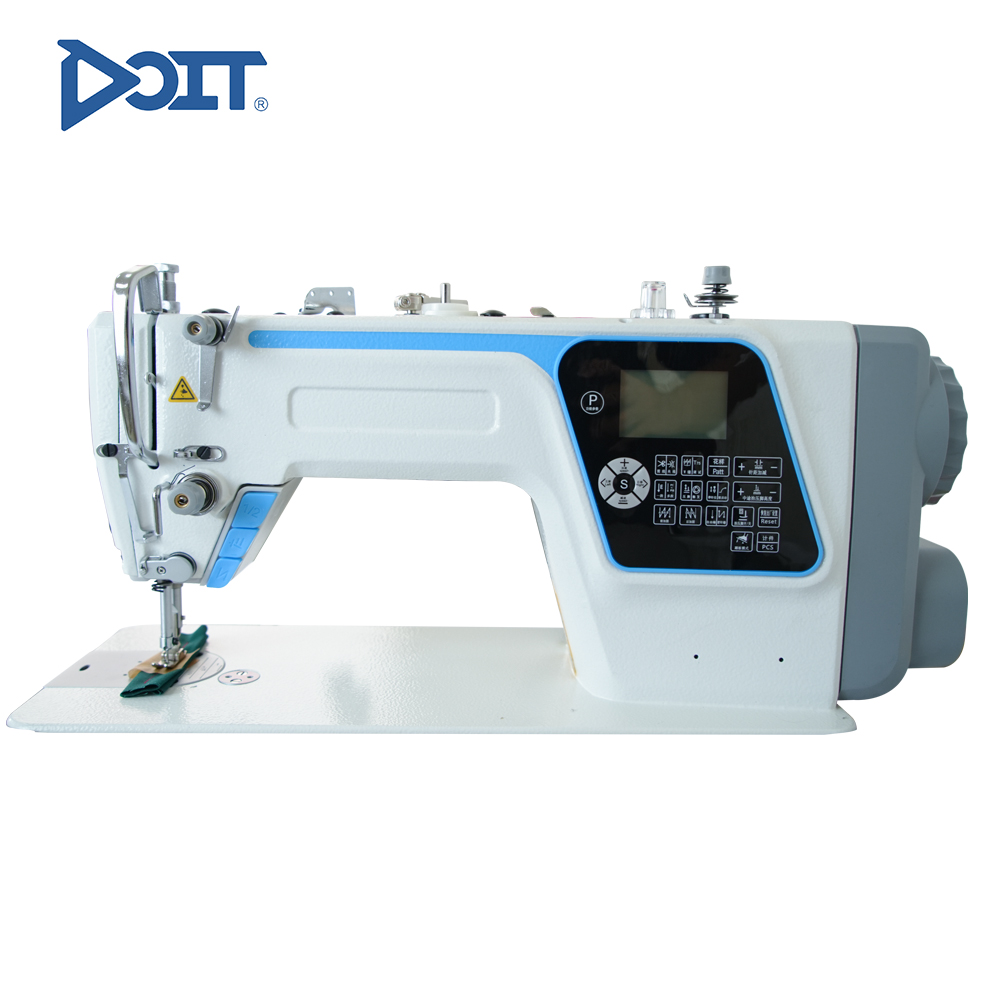 Direct drive computerized lockstitch sewing machine with stepper motor